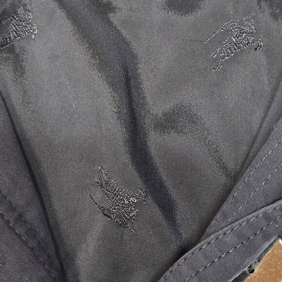 Burberry London Lightweight Military Jacket Women 4 XS Navy Blue Preppy Academia - Picture 9 of 12